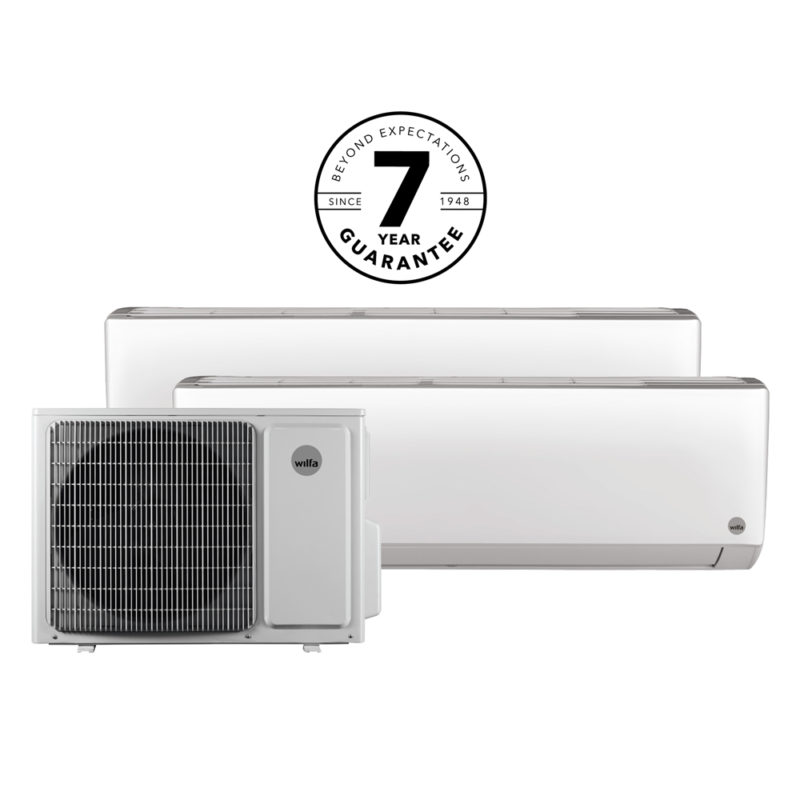 Duo Split outside and 2 indoor 7year guarantee logo 800x800 1